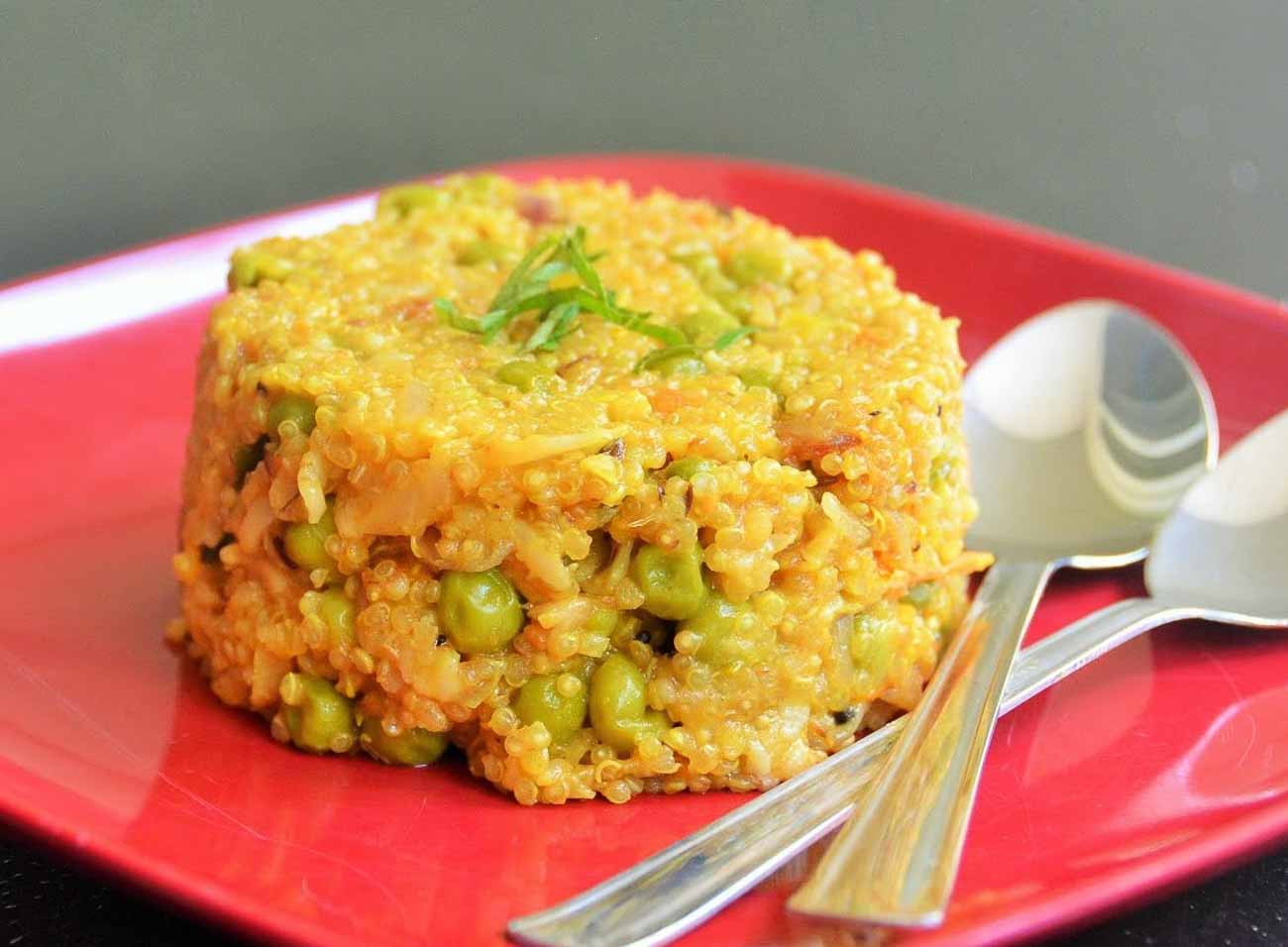 Spicy Quinoa Upma Recipe