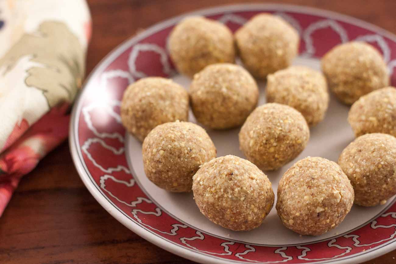 Badam Pottukadalai Ladoo Recipe - Almond Chana Dal Ladoo