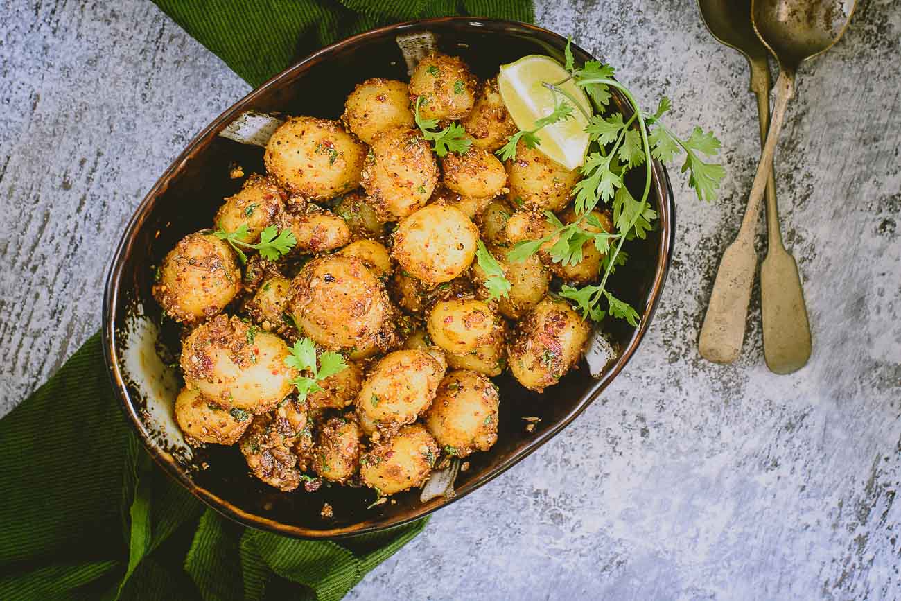 Masala Roasted Aloo Recipe