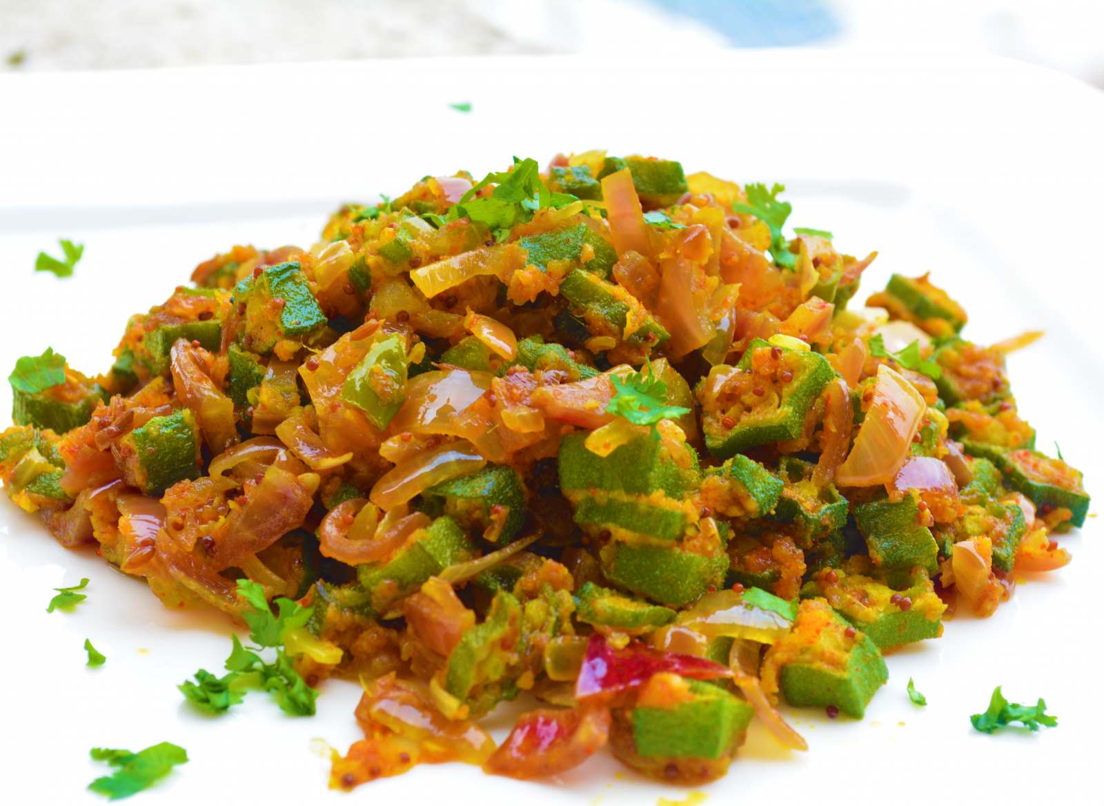 Kurkuri Bhindi And Onion Masala Recipe