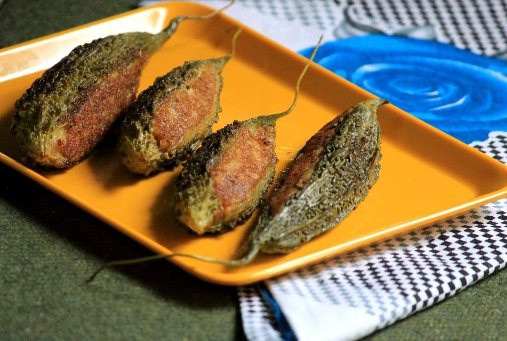 Stuffed Karela With Aloo Recipe