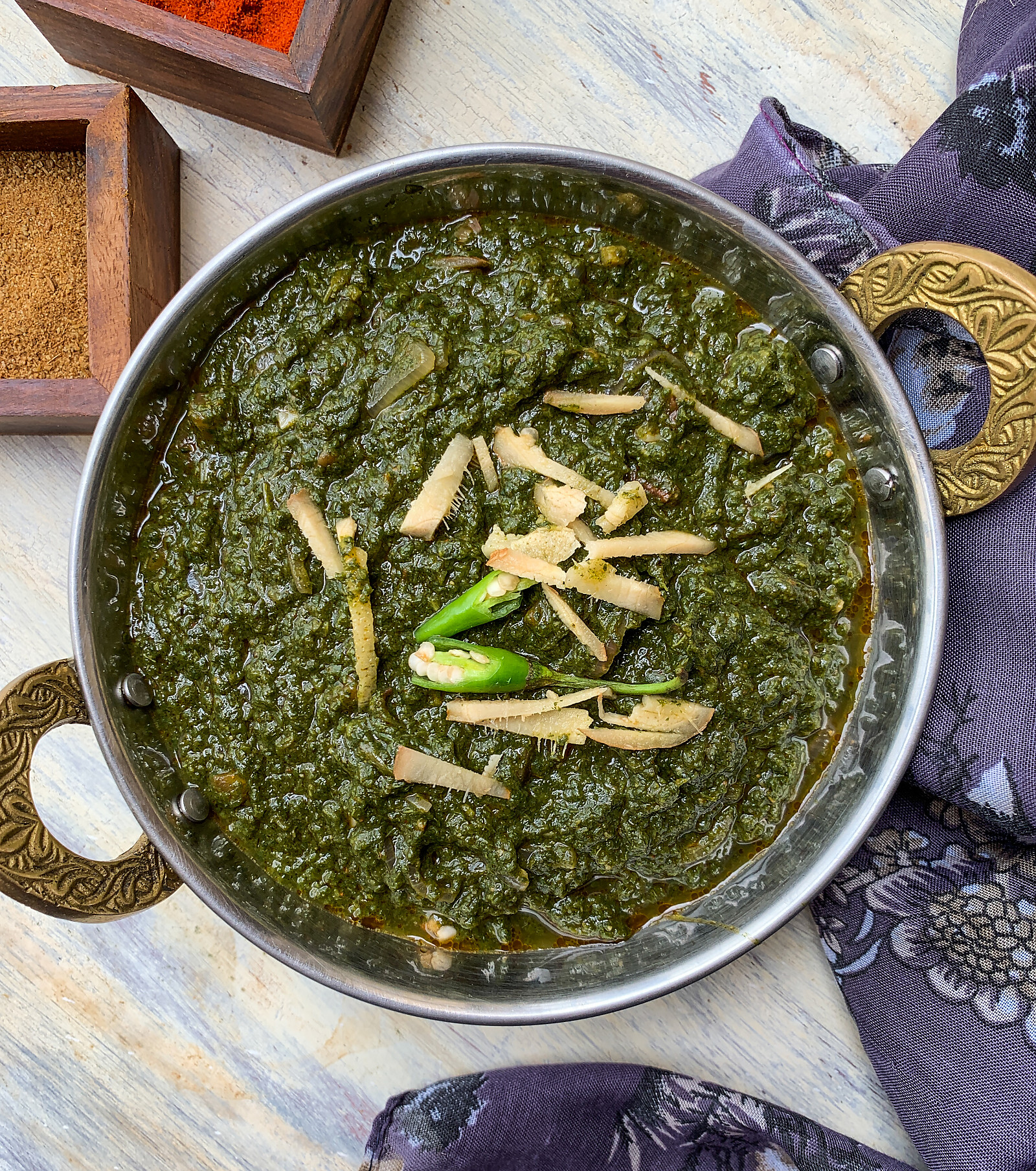 Sarson Ka Saag Recipe - Classic North Indian Saag Recipe